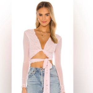 Lovers and Friends Revolve Wrap Top